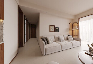 现代简约风客厅室内场景