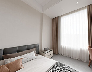 简约温馨卧室室内场景