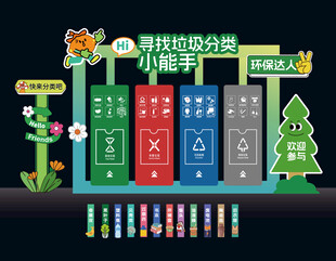  垃圾分类美陈