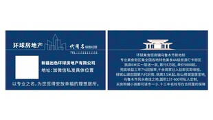房地产名片
