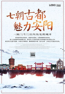 七朝古都魅力安阳景观图