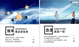 企业团队态度宣传牌