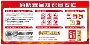 消防安全知识宣传栏