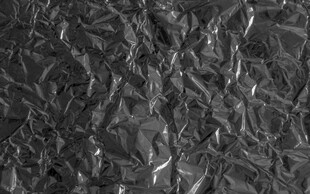 黑色褶皱纹理材质表面