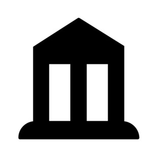 银行建筑图标