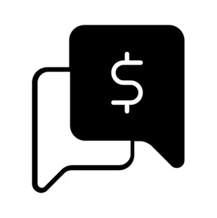 美元对话图标