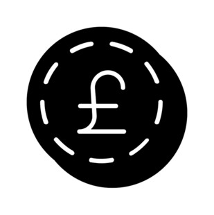 英镑符号图标设计元素