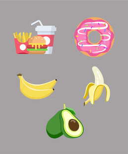 多样零食与水果