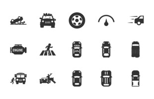 汽车相关图标集合