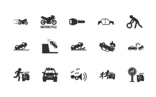 多样交通工具图标 