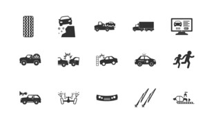 汽车相关图标 