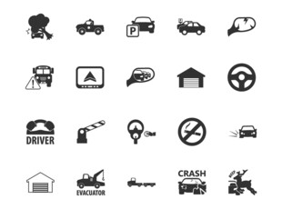 交通与建筑相关图标 