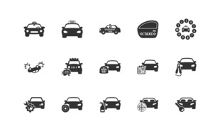 汽车相关图标 