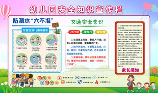 幼儿园安全教育宣传栏
