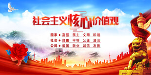 社会主义核心价值观宣传图