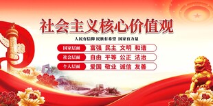 社会主义核心价值观宣传图