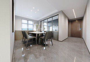 现代简约风格餐厅室内景