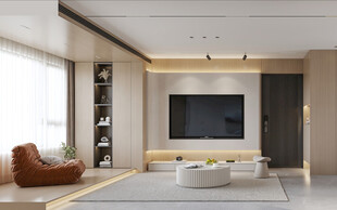 现代简约风客厅室内设计