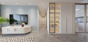 现代简约风客厅室内设计