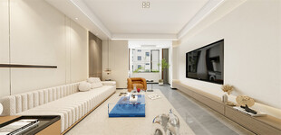 现代简约风客厅室内场景