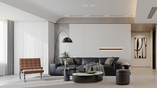 现代简约风格客厅空间