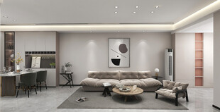 现代简约风格客厅空间