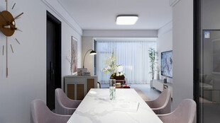 现代简约风餐厅室内场景