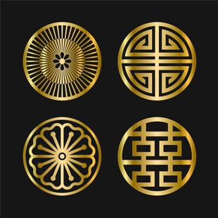 中式花纹边框