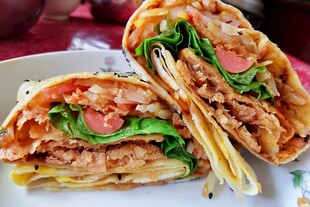 美味多层煎饼果子诱人