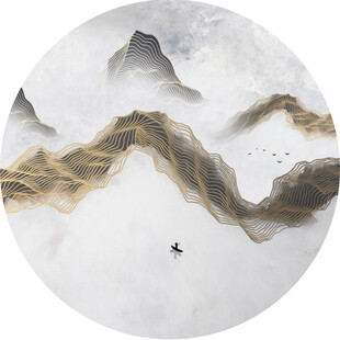 水墨山水意境装饰画