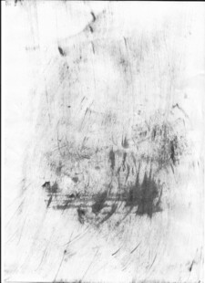 抽象黑白笔触艺术画面