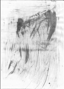 抽象笔触黑白艺术画面