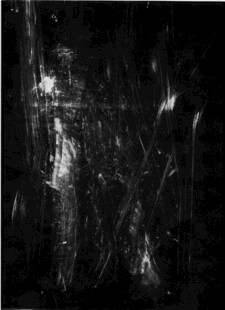 抽象黑白色块纹理画面