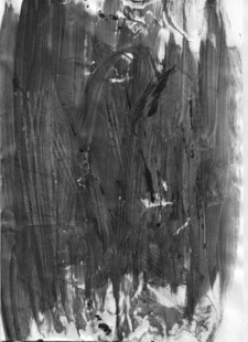 抽象水墨笔触纹理画面