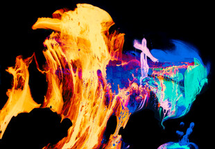 炫彩火焰舞动画面