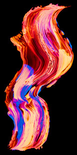 绚丽多彩抽象火焰图案