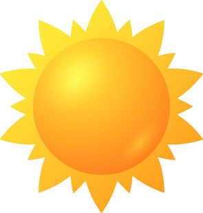 可爱卡通太阳图标