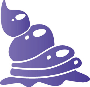 紫色抽象蜗牛图案
