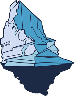 漂浮的冰山