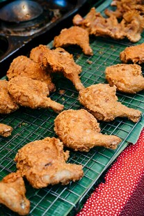美味炸鸡腿诱人呈现