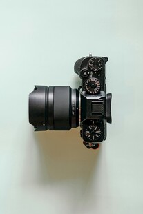 专业相机镜头特写展示