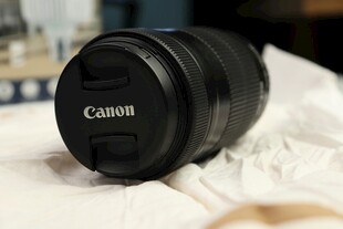 佳能相机镜头特写