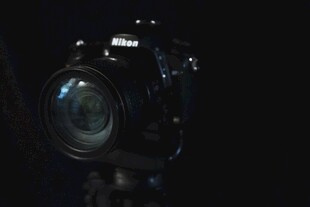 专业相机镜头特写