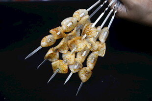 美味鸡肉串诱人呈现