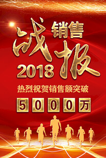 喜报海报