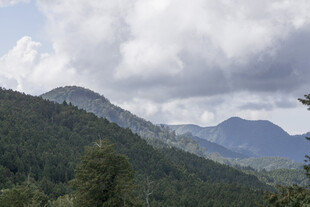 山峦 云雾 
