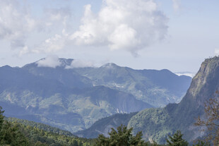 云雾 山峰 