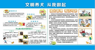 文明养犬宣传页展示