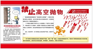 禁止高空抛物宣传海报