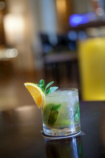清新薄荷柠檬鸡尾酒
